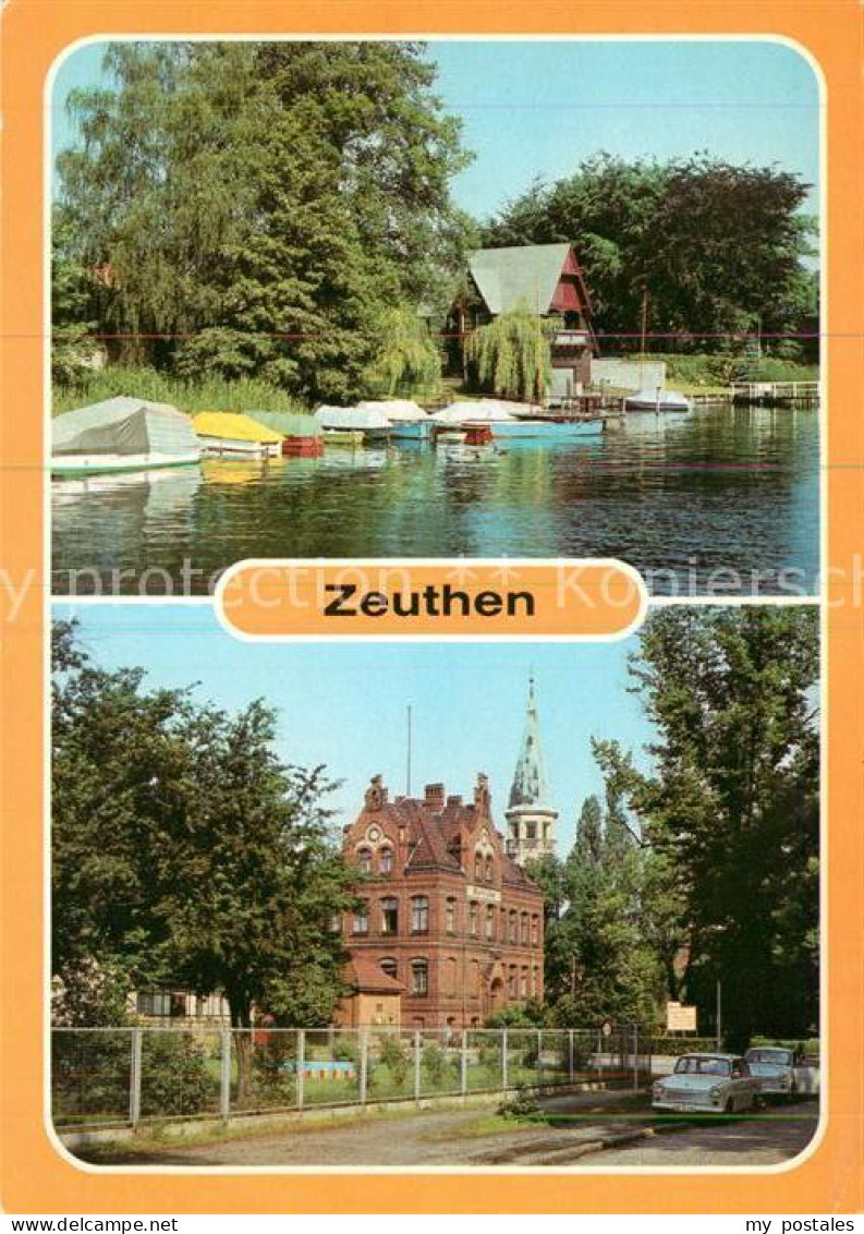 Zeuthen Zeuthener See Blick zum Rathaus