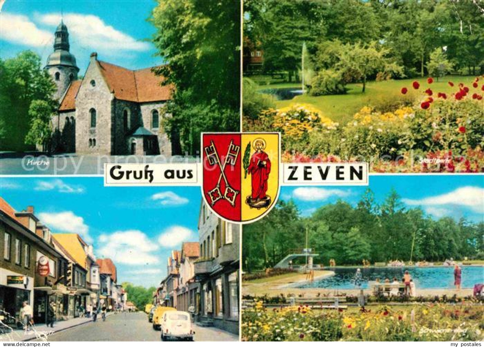 Zeven Niederlande Kirche Stadtpark Langestr Schwimmbad
