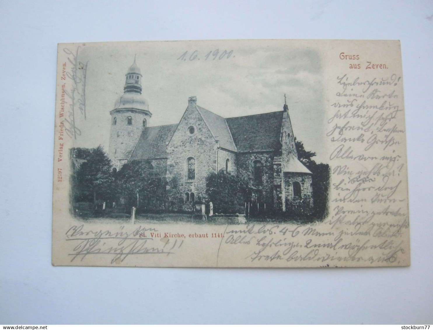 ZEVEN ,     Schöne Karte um 1900