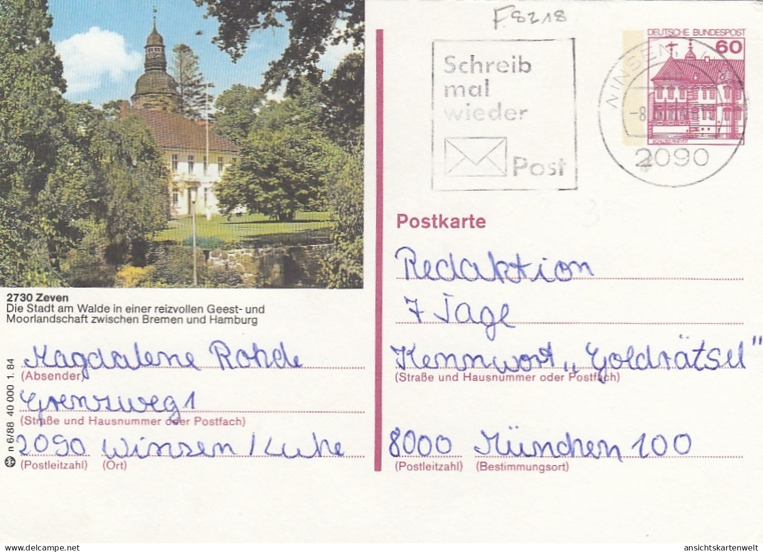 Zeven, Teilansicht gl1984 #F8218