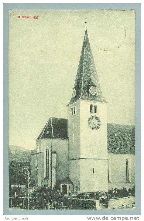 ZH ELGG Kirche 1910-07-30 Foto J.Weiss #1864