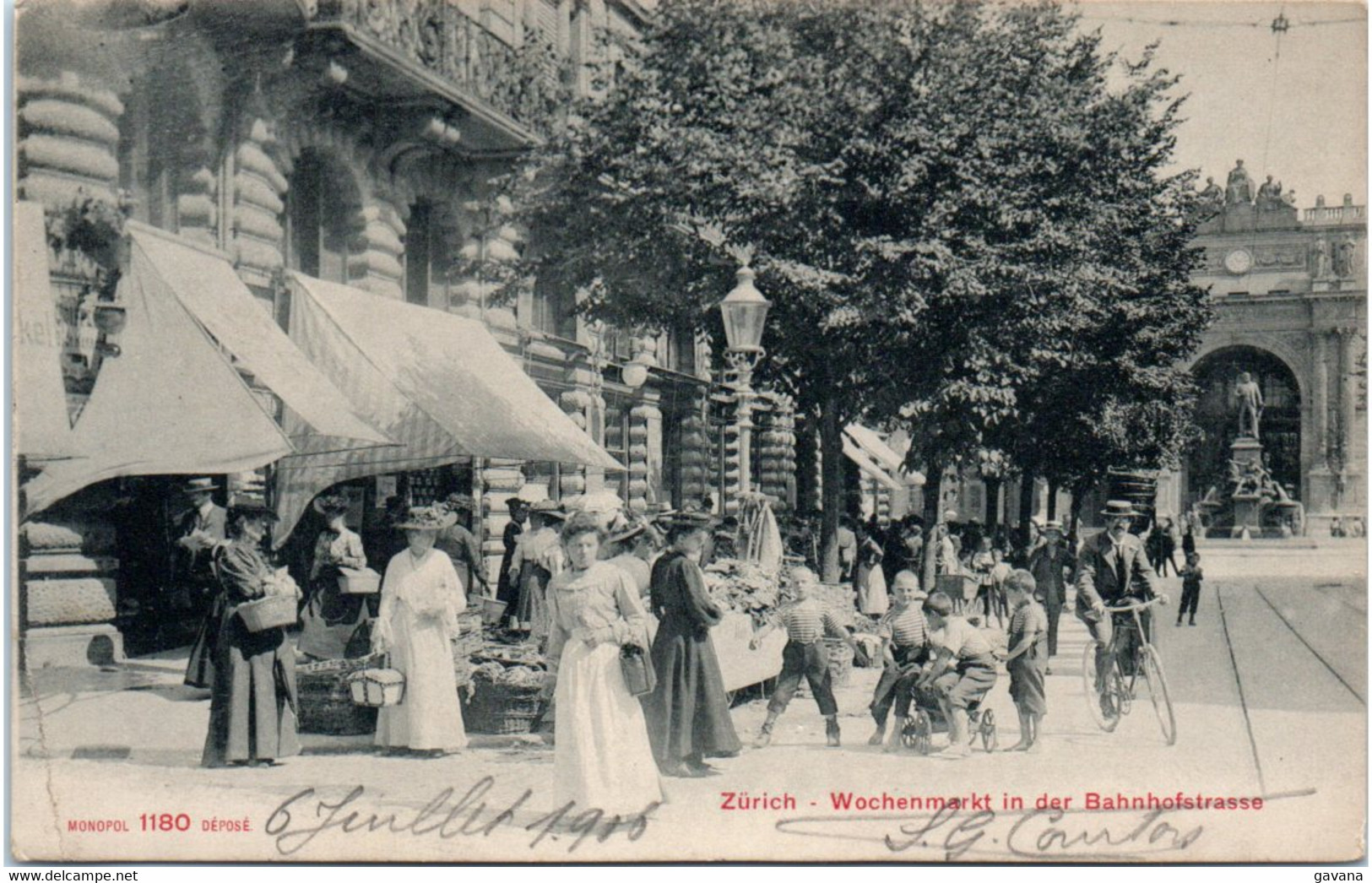 ZH ZURICH - Wochenmarkt in der Bahnhofstrasse