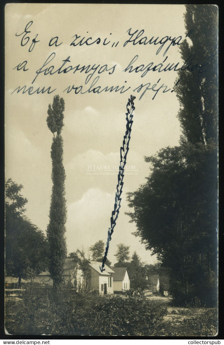 ZICS  1927. Fotós képeslap