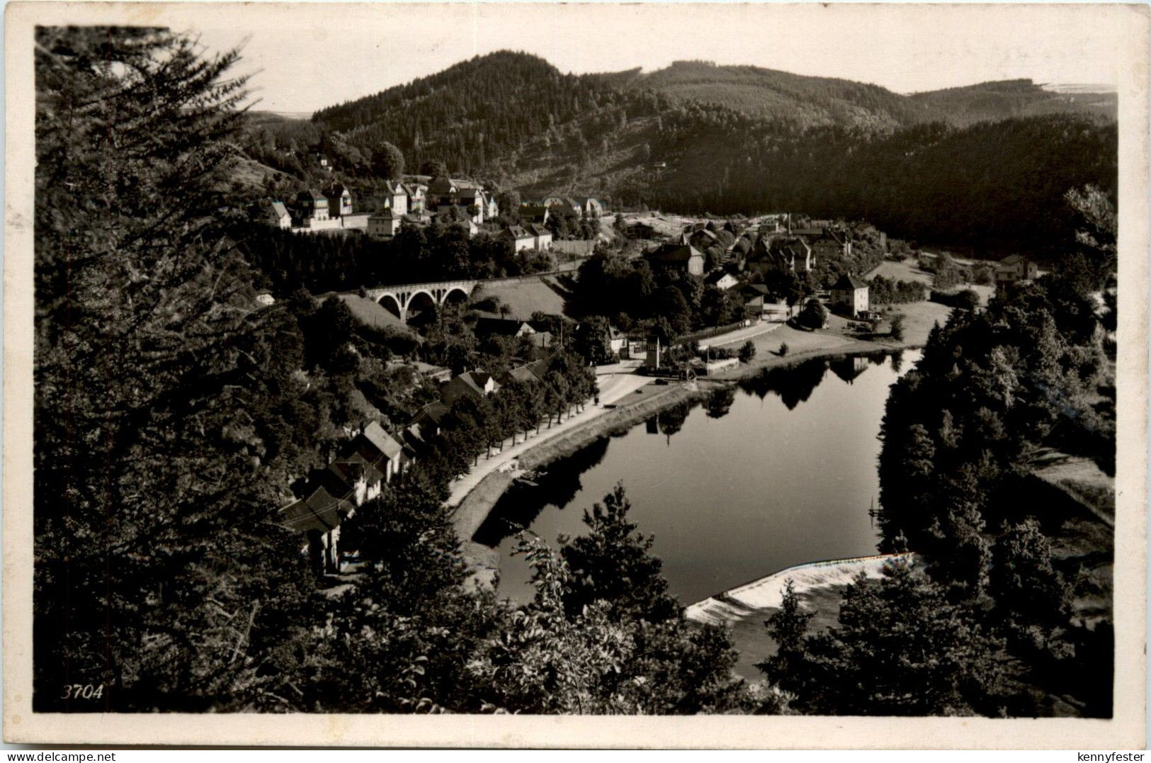 Ziegenrück an der Saale - Blick zum Schlossberg