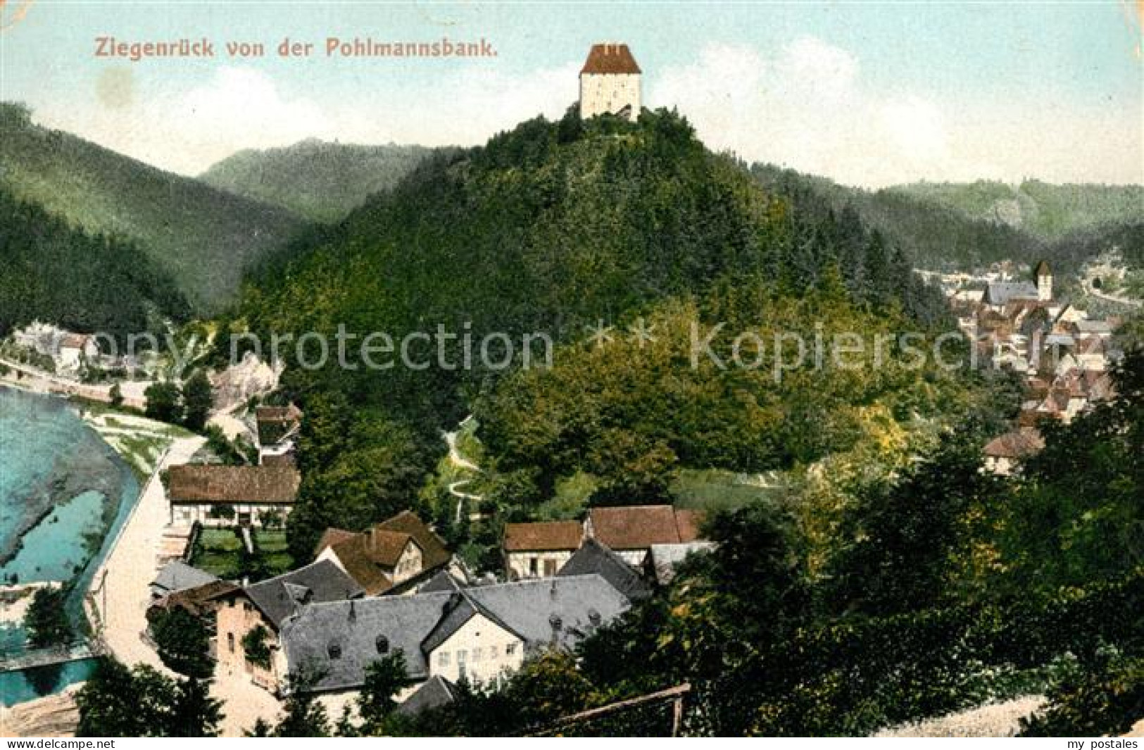 Ziegenrueck Blick von der Pohlmannsbank