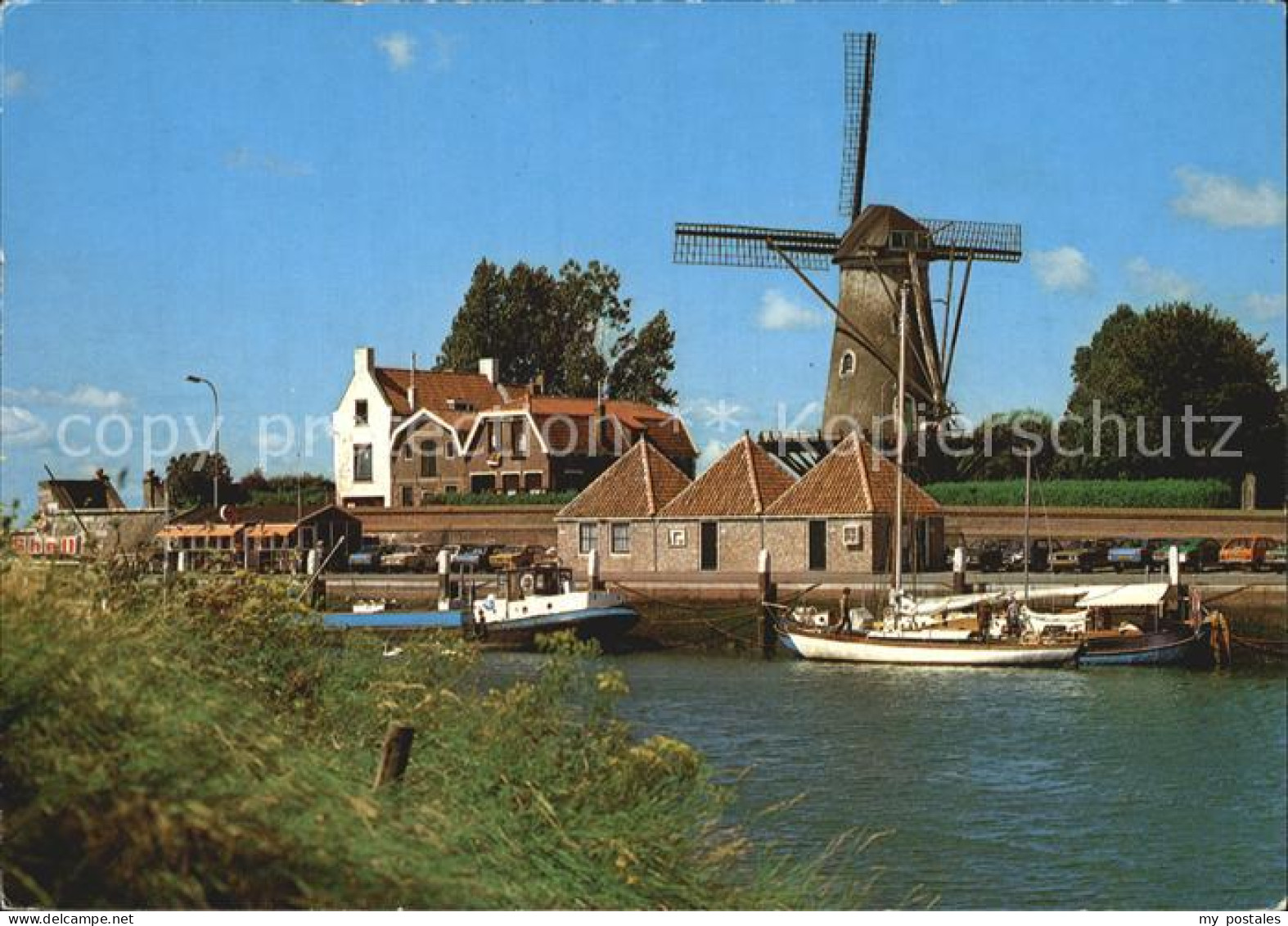Zierikzee Hafen Boot Windmuehle