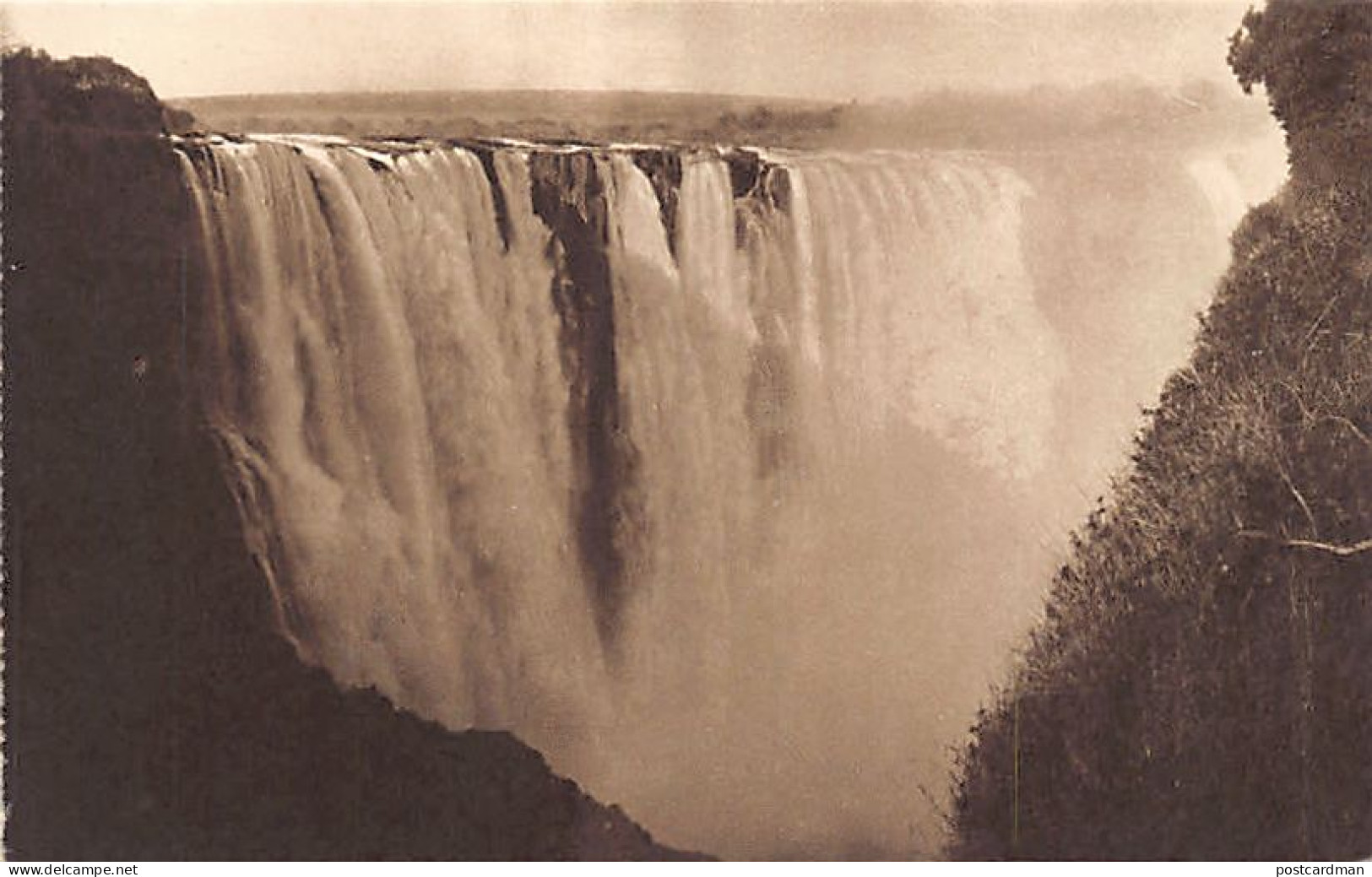 Zimbabwe - Victoria Falls - The main fall - Publ. Percy M. Clark