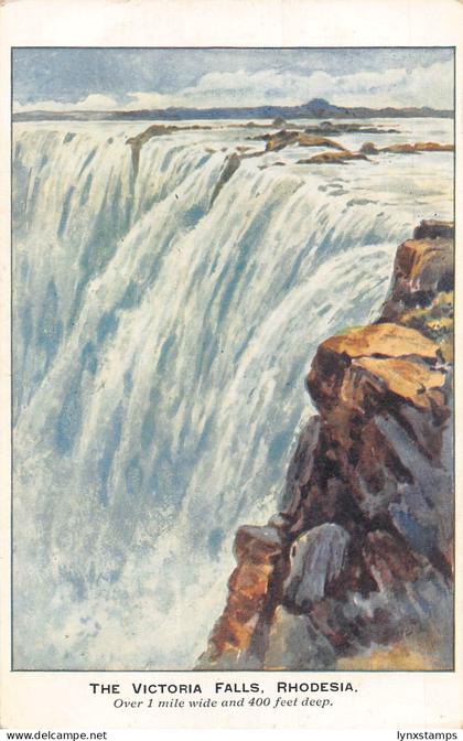 A867 Zimbabwe Rhodesia Victoria Falls postcard