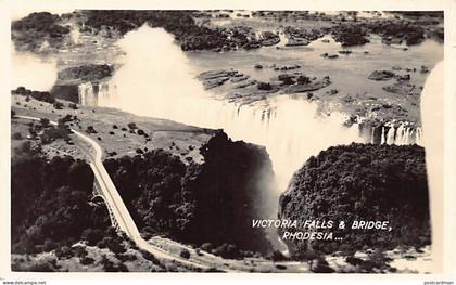 Zimbabwe - Victoria Falls & Bridge - REAL PHOTO - Publ. unknown