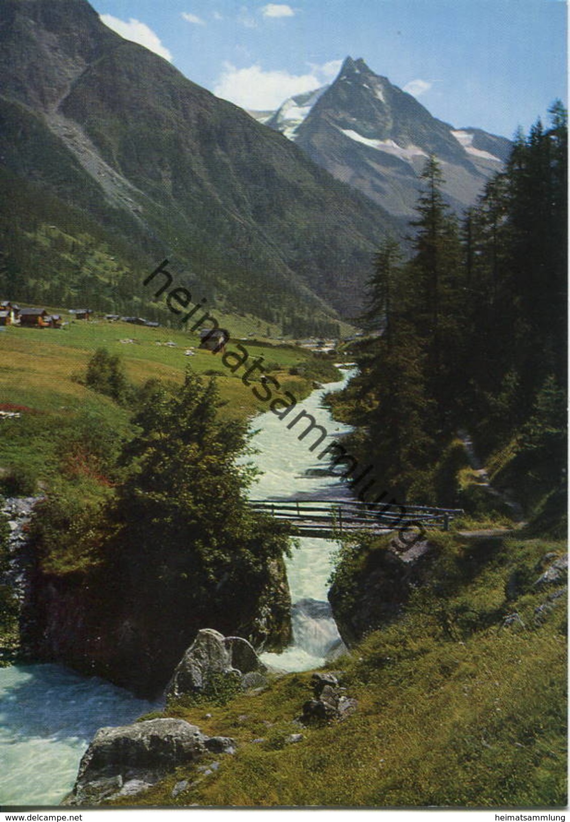 Zinal - Val d' Anniviers - le Besso - Ansichtskarte Großformat