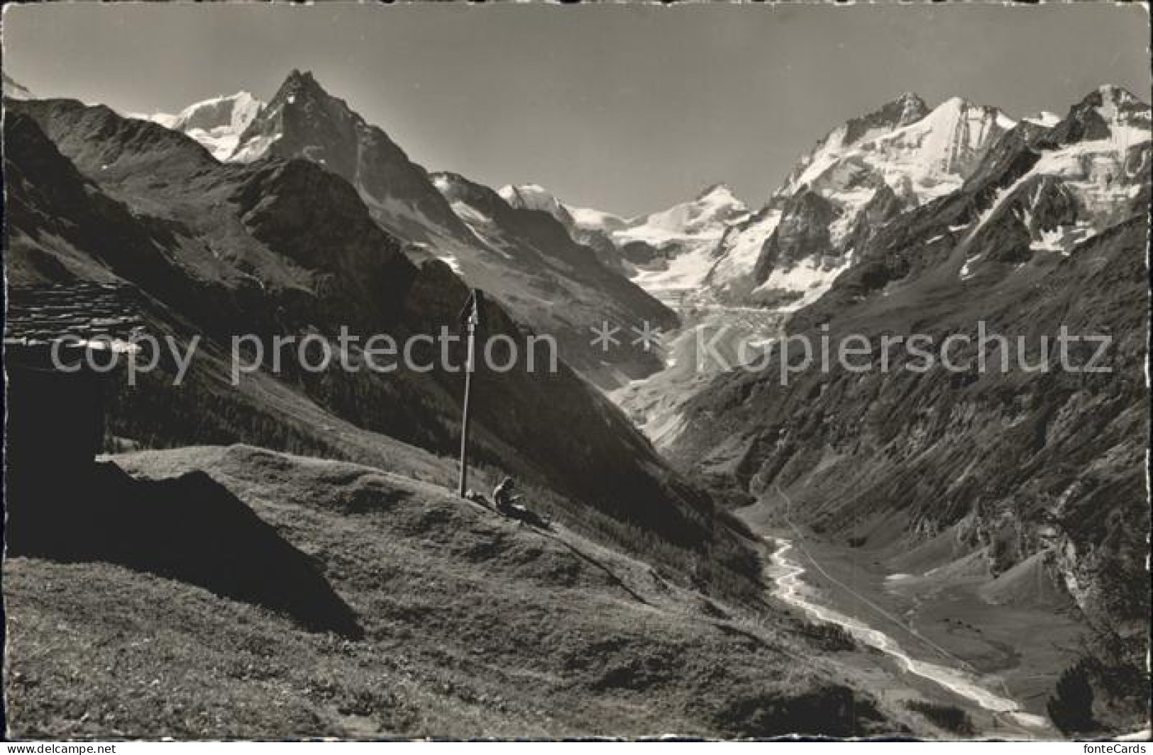 Zinal VS Alpe de Lirec Besso Dt. Blanche Grd Cornier