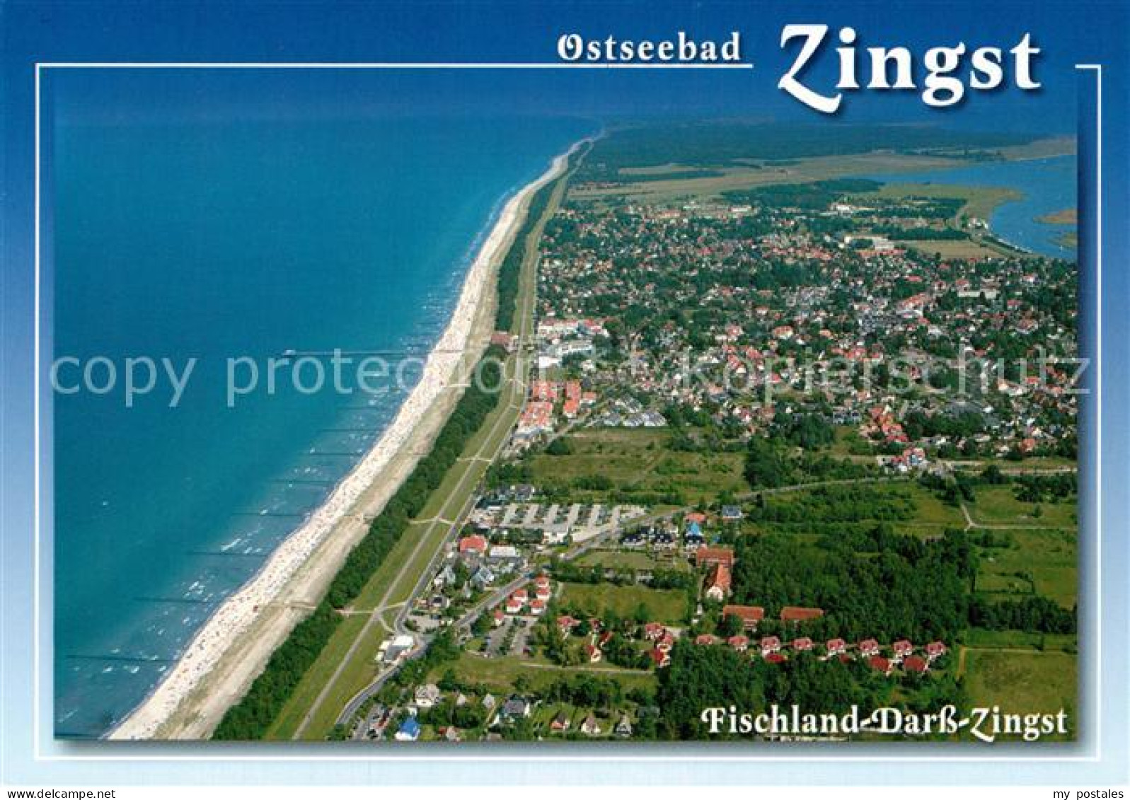 Zingst Ostseebad Fliegeraufnahme Fischland Darss Zingst