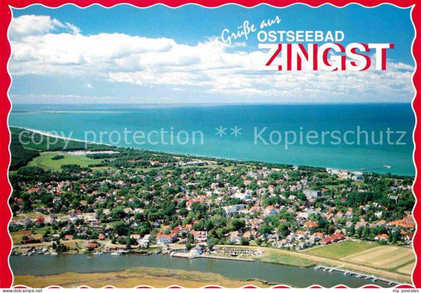 Zingst Ostseebad Fliegeraufnahme Fischland Darss Zingst