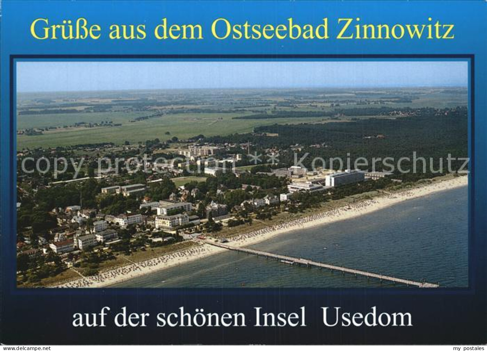 Zinnowitz Ostseebad Fliegeraufnahme