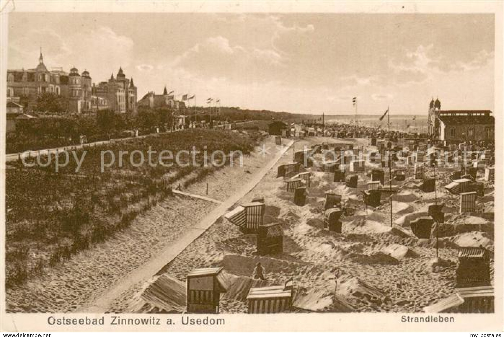 Zinnowitz Ostseebad Strandleben