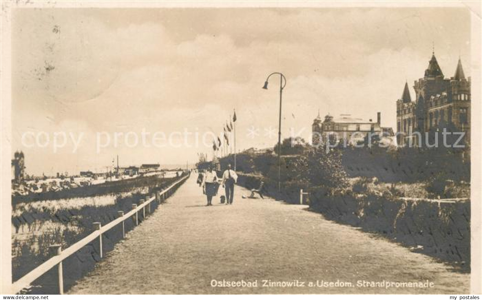 Zinnowitz Ostseebad Strandpromenade