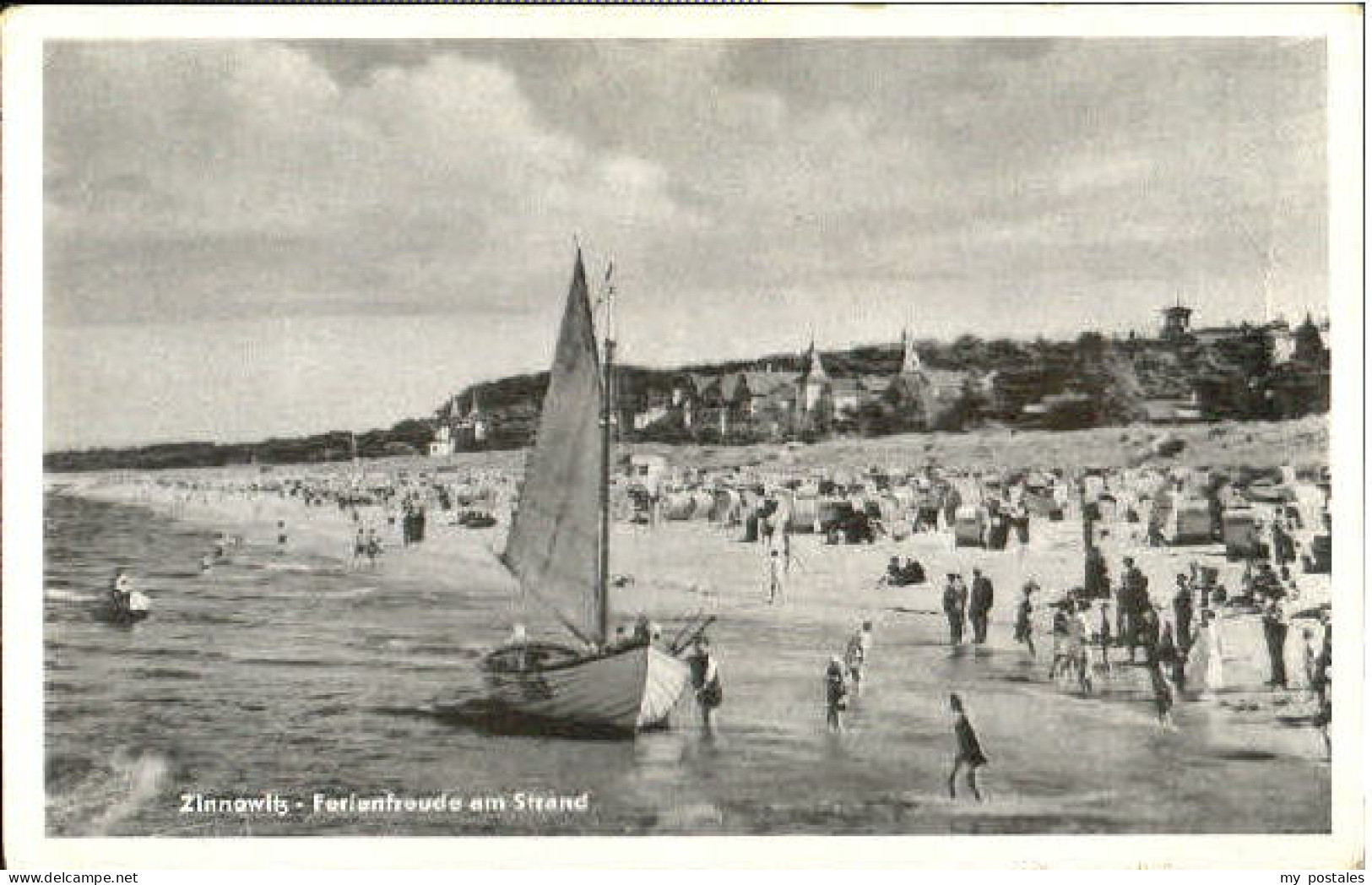 Zinnowitz Ostseebad Usedom Zinnowitz Strand x 1957