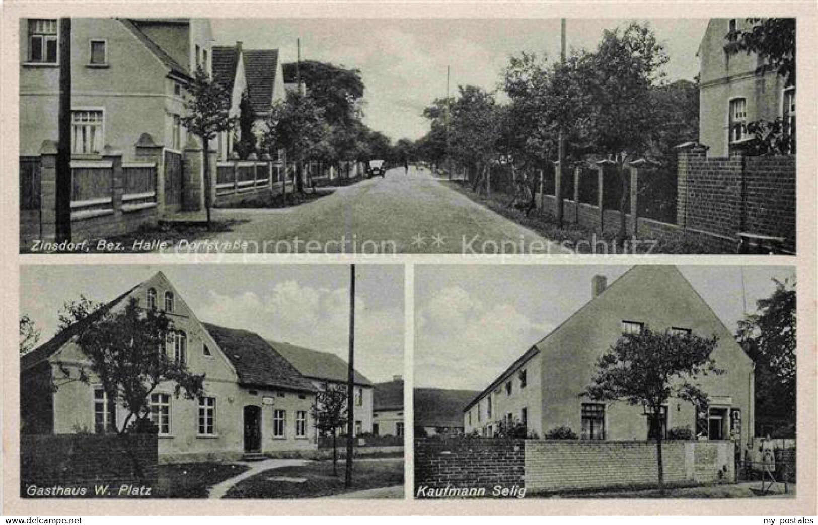 Zinsdorf Uebigau-Wahrenbrueck Elster (ex-Bezirk-Halle) Brandenburg Dorfstrasse G