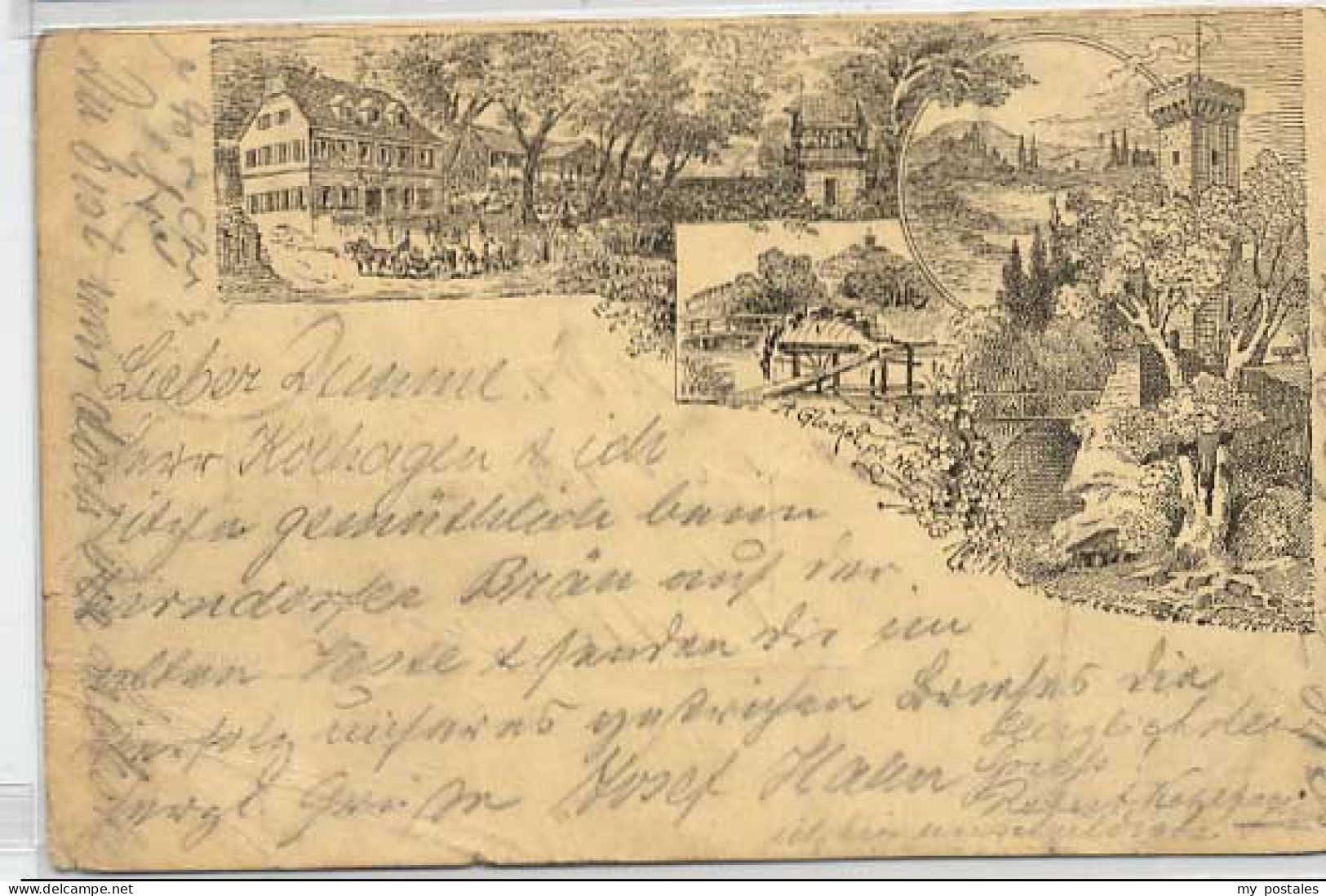 Zirndorf gestempelt 1892