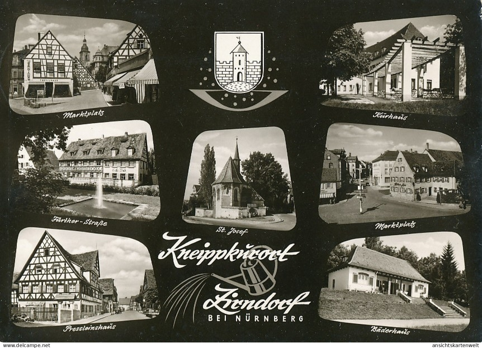 Zirndorf Teilansichten gl1962 #120.853