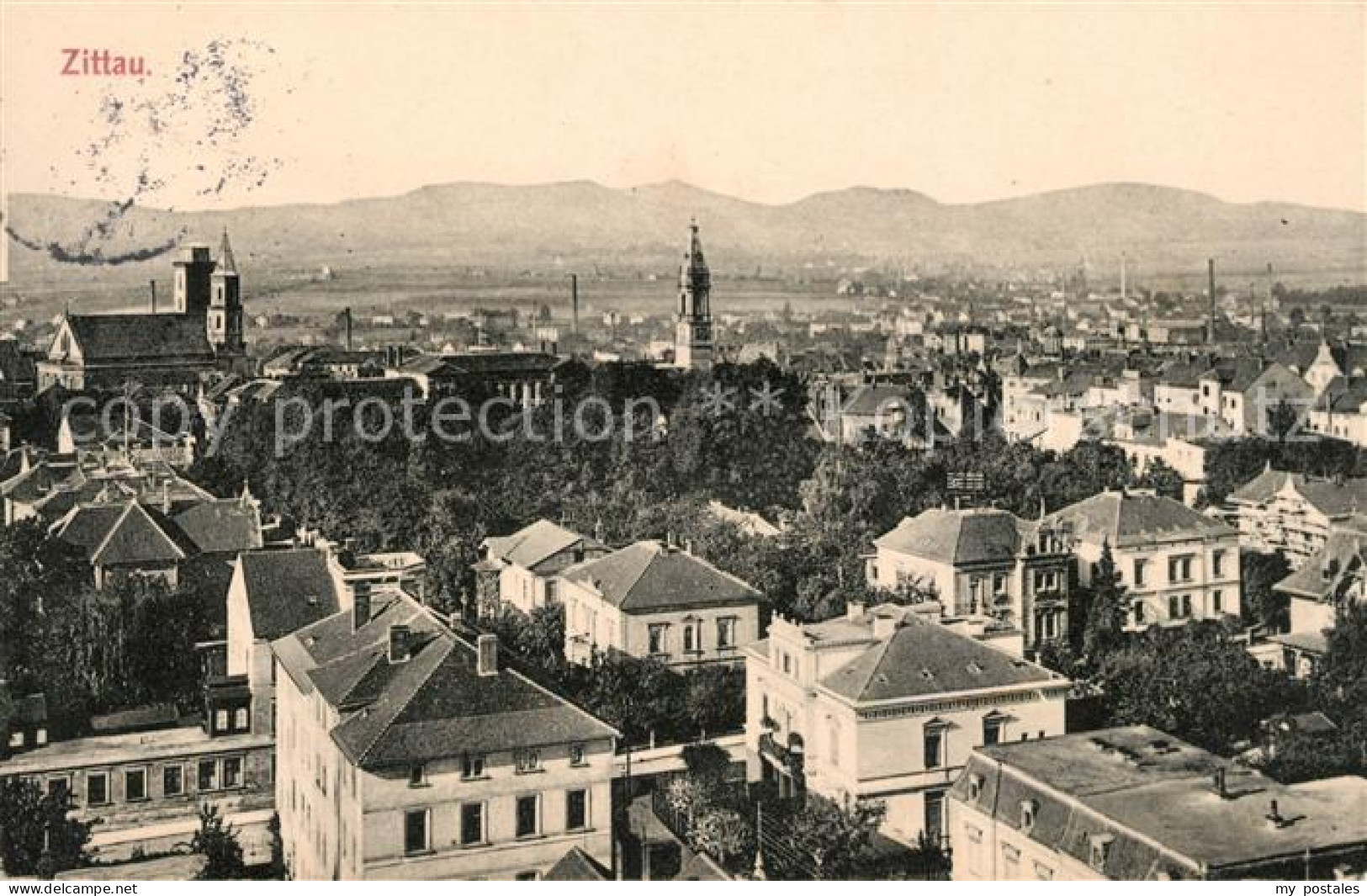 Zittau Stadtpanorama