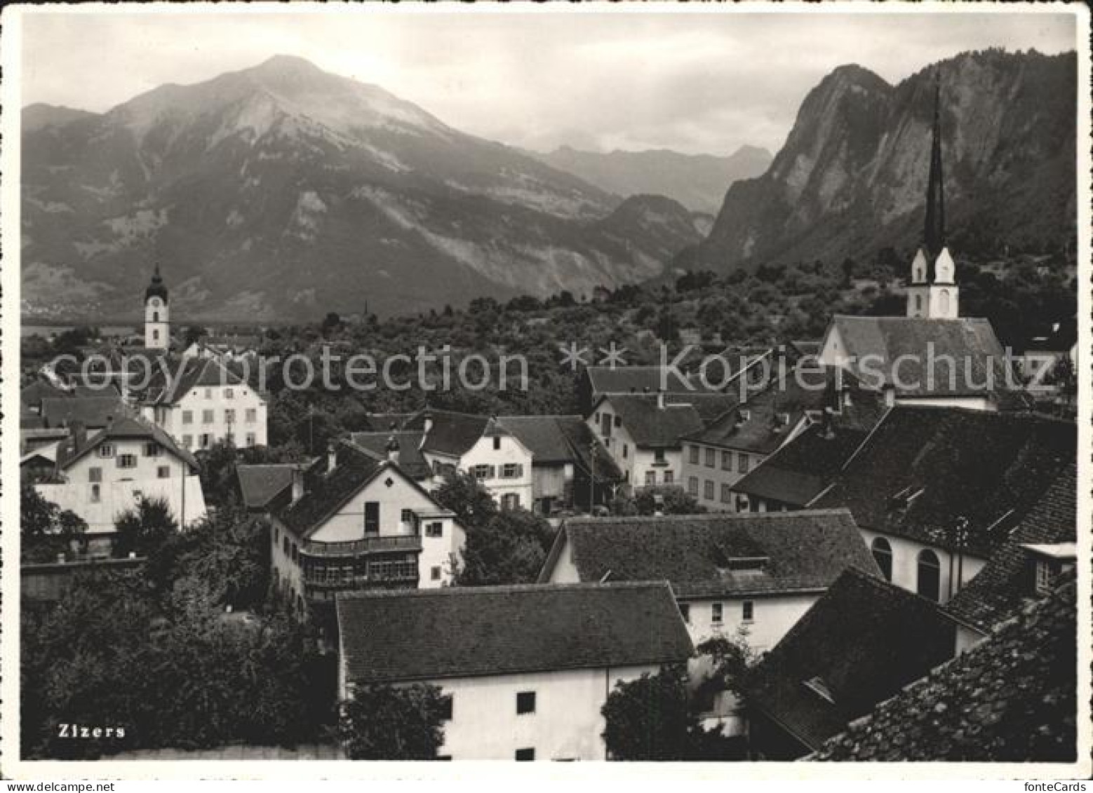 Zizers Ortsansicht