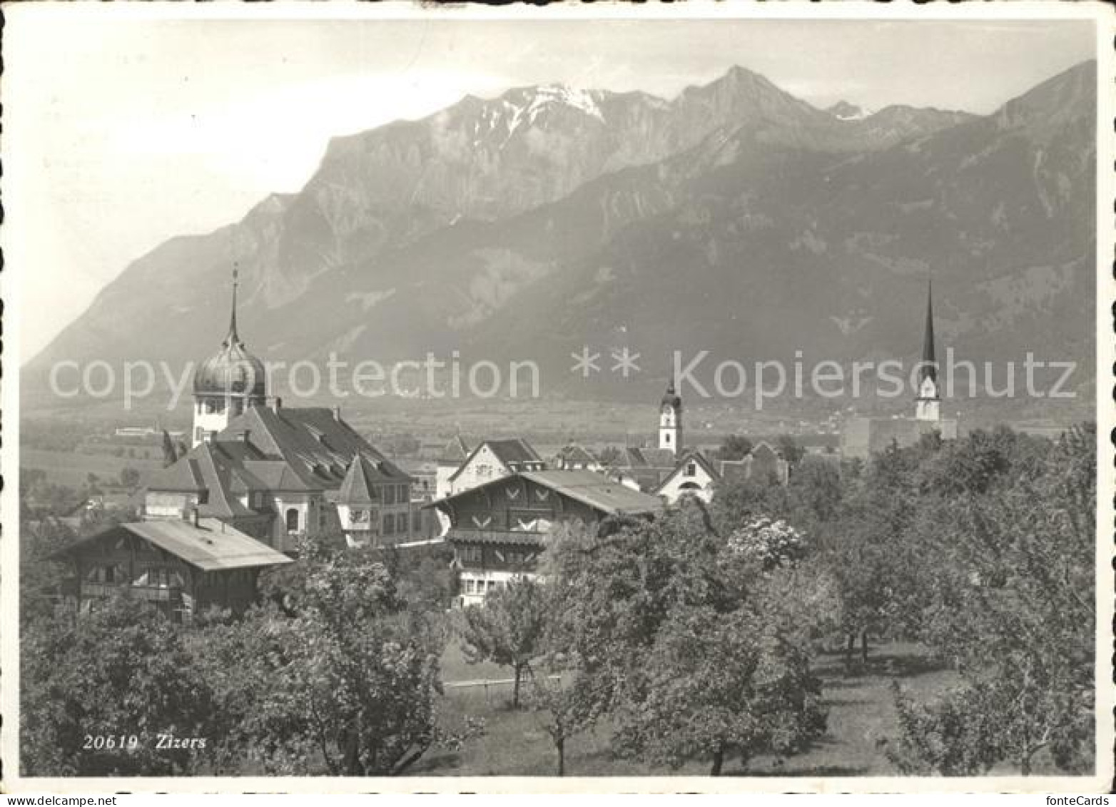 Zizers Ortsblick
