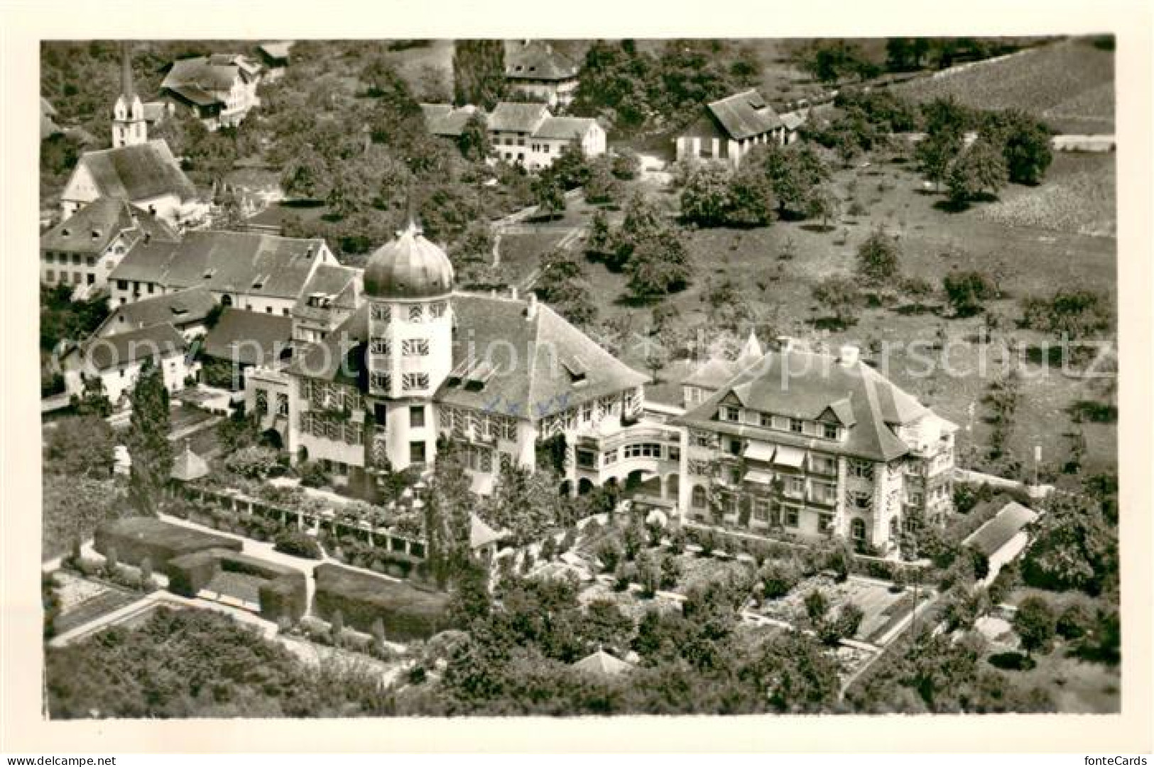 Zizers St Johannes Stift Fliegeraufnahme