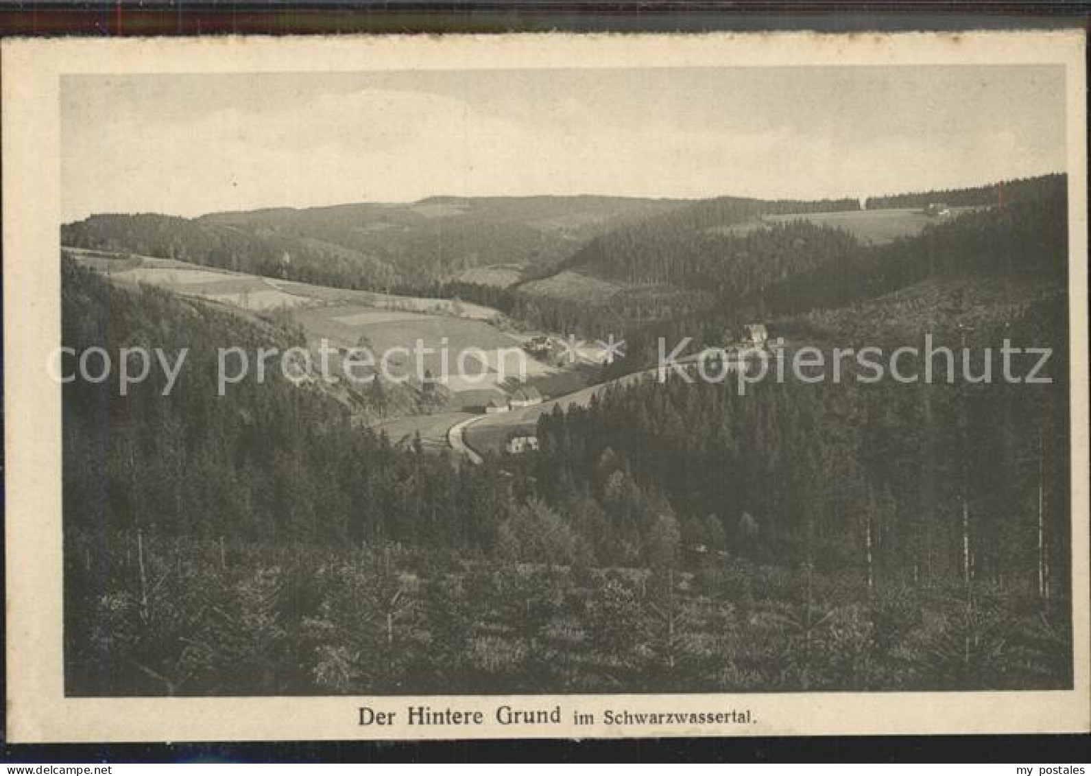 Zoeblitz Sachsen Panorama Hintere Grund Schwarzwassertal
