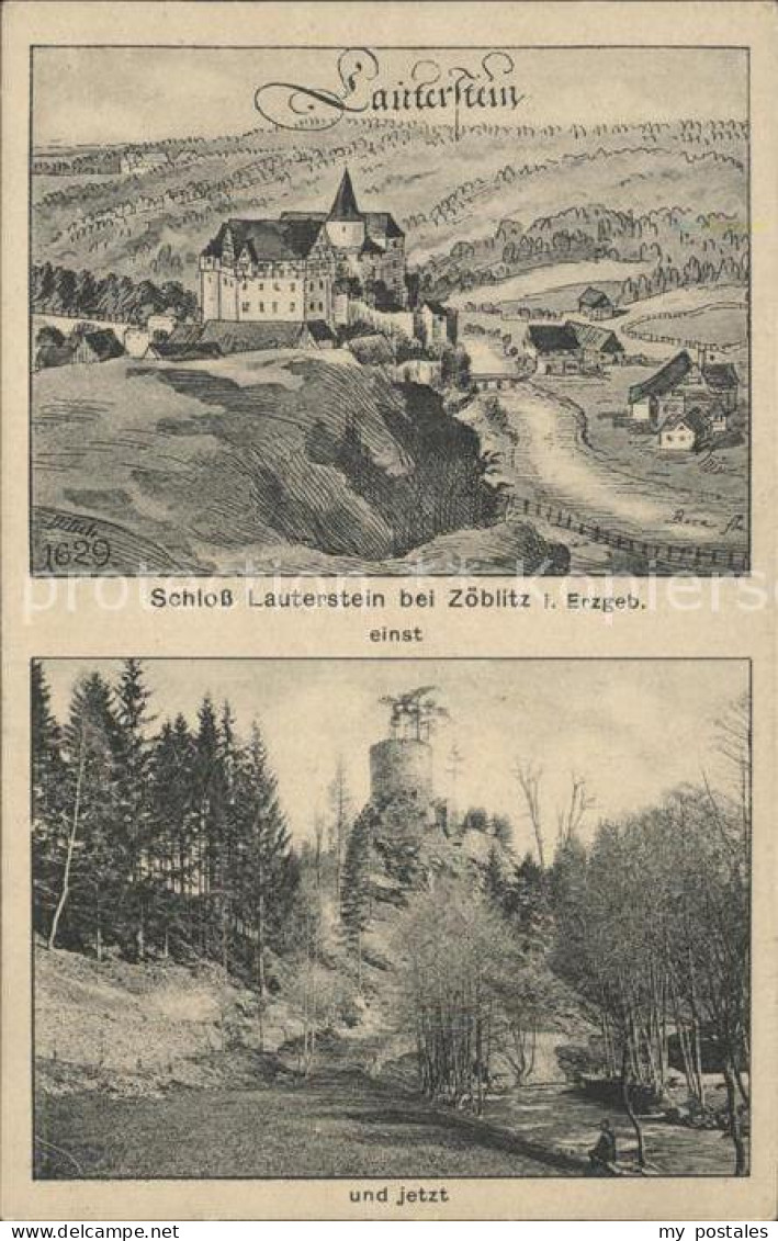 Zoeblitz Sachsen Schloss Lauterstein einst und jetzt
