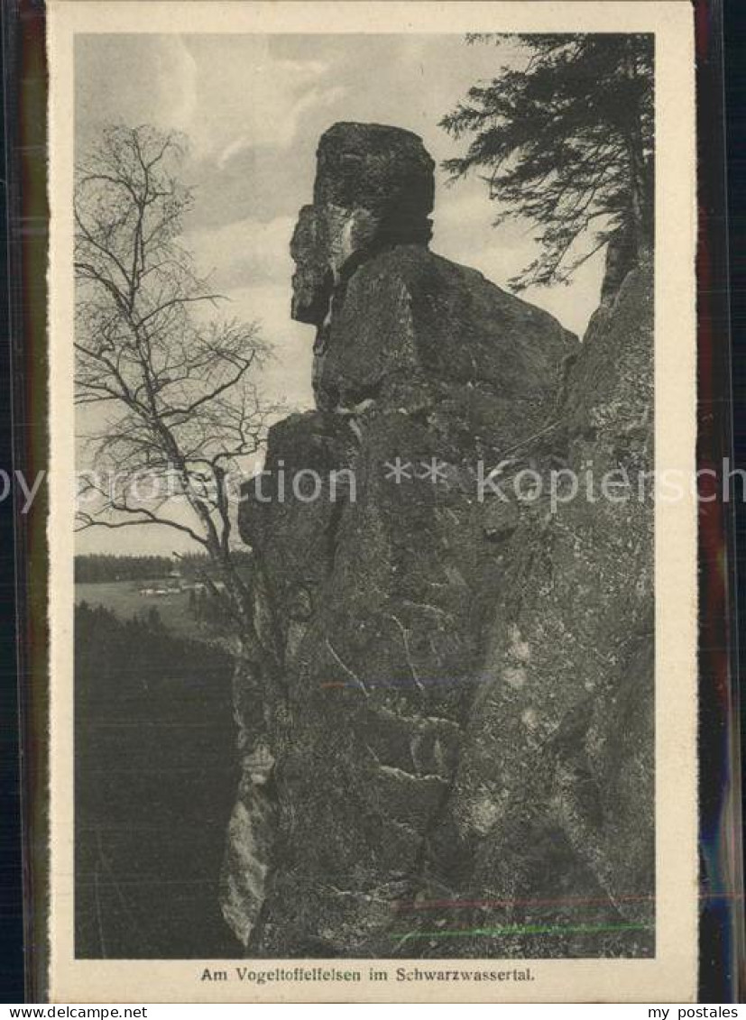 Zoeblitz Sachsen Vogeltoffelfelsen Schwarzwassertal Erzgebirge