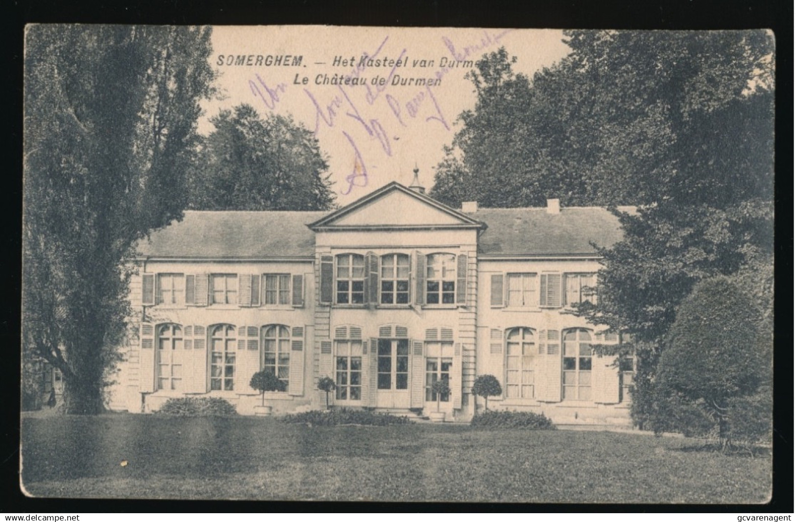 ZOMERGEM     HET KASTEEL VAN DURMEN