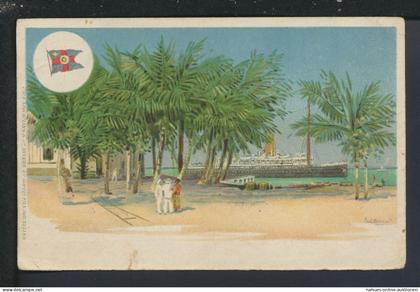 Ansichtskarte Belgisch Kongo Boma Afrika Dison Belgien 1911