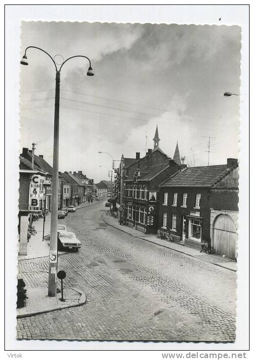 Zonhoven  :  dorpsstraat      ( groot formaat  )