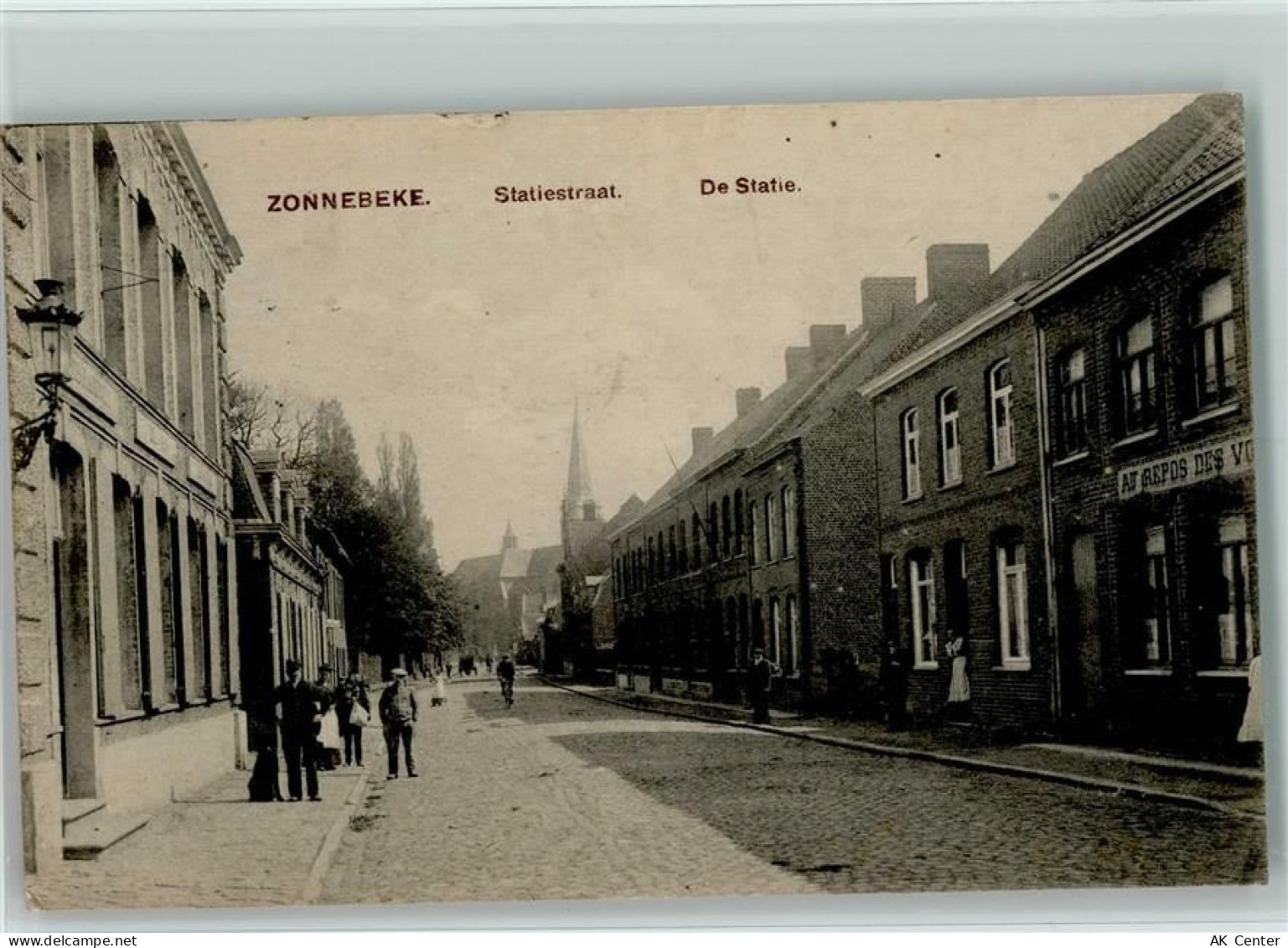 Zonnebeke 1915 - Statiestraat AK - 13090927