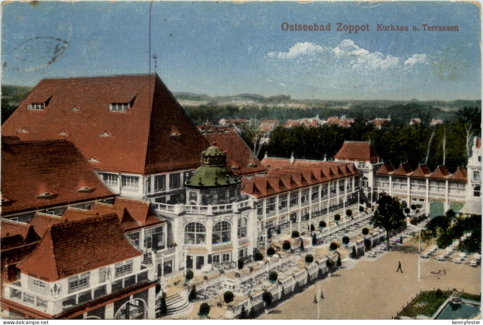 Zoppot - Kurhaus und Terrassen