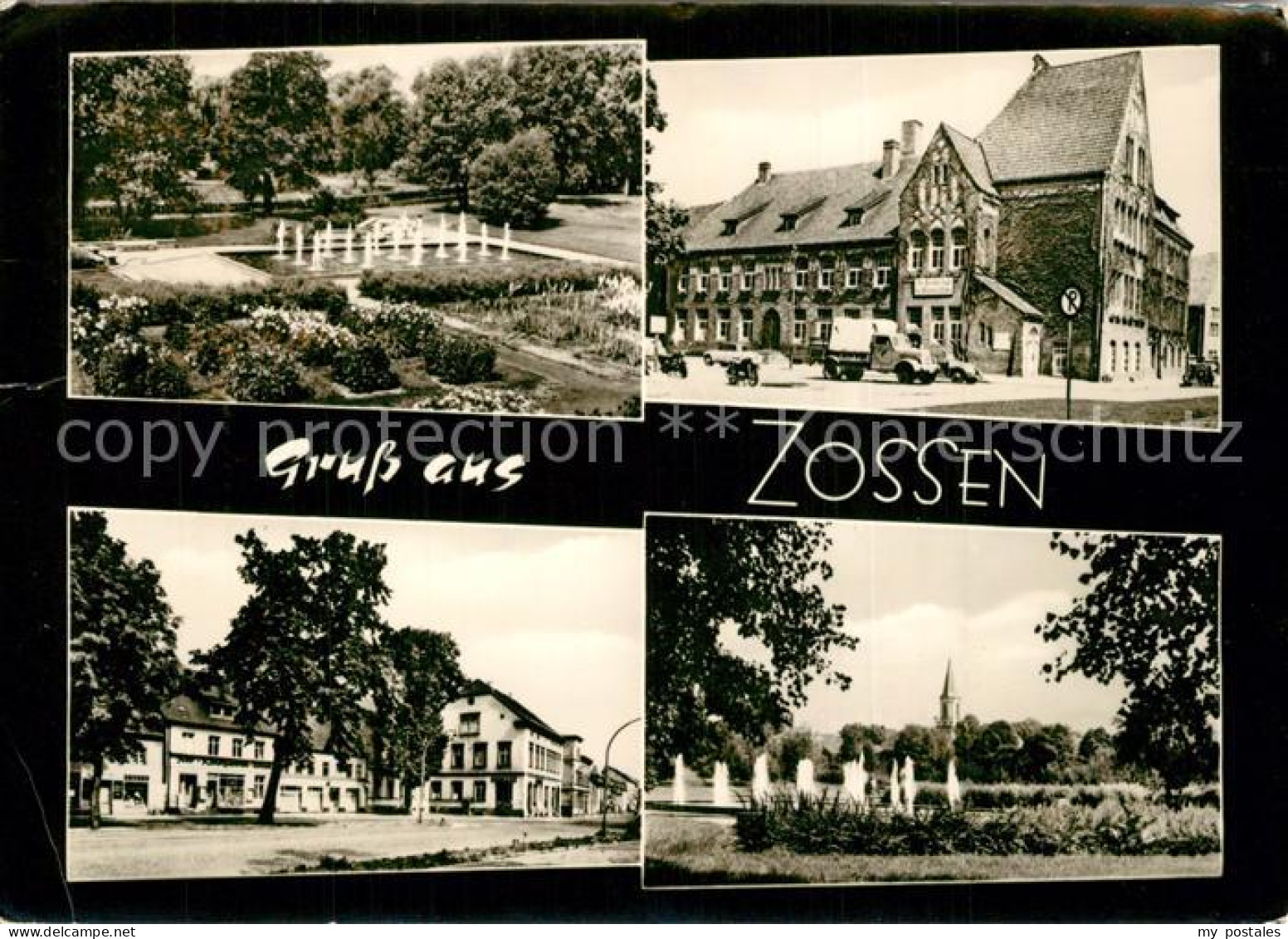 Zossen Brandenburg Ortsmotive Park Wasserspiele