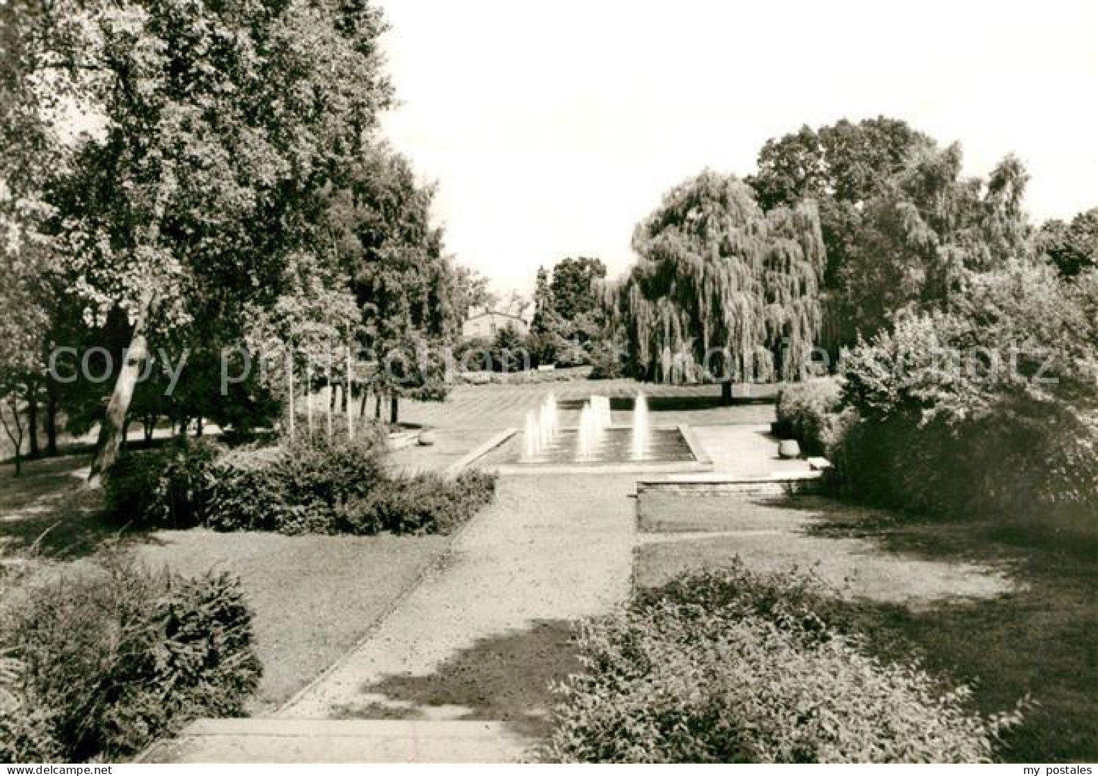 Zossen Brandenburg Parkanlage Wasserspiele