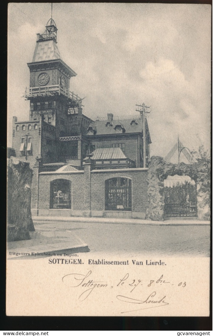 ZOTTEGEM.    ETABLISSEMENT VAN LIERDE