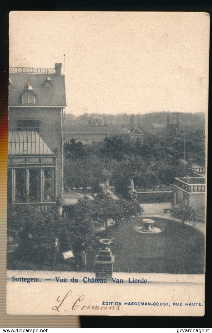 ZOTTEGEM.  VUE DU CHATEAU VAN LIERDE