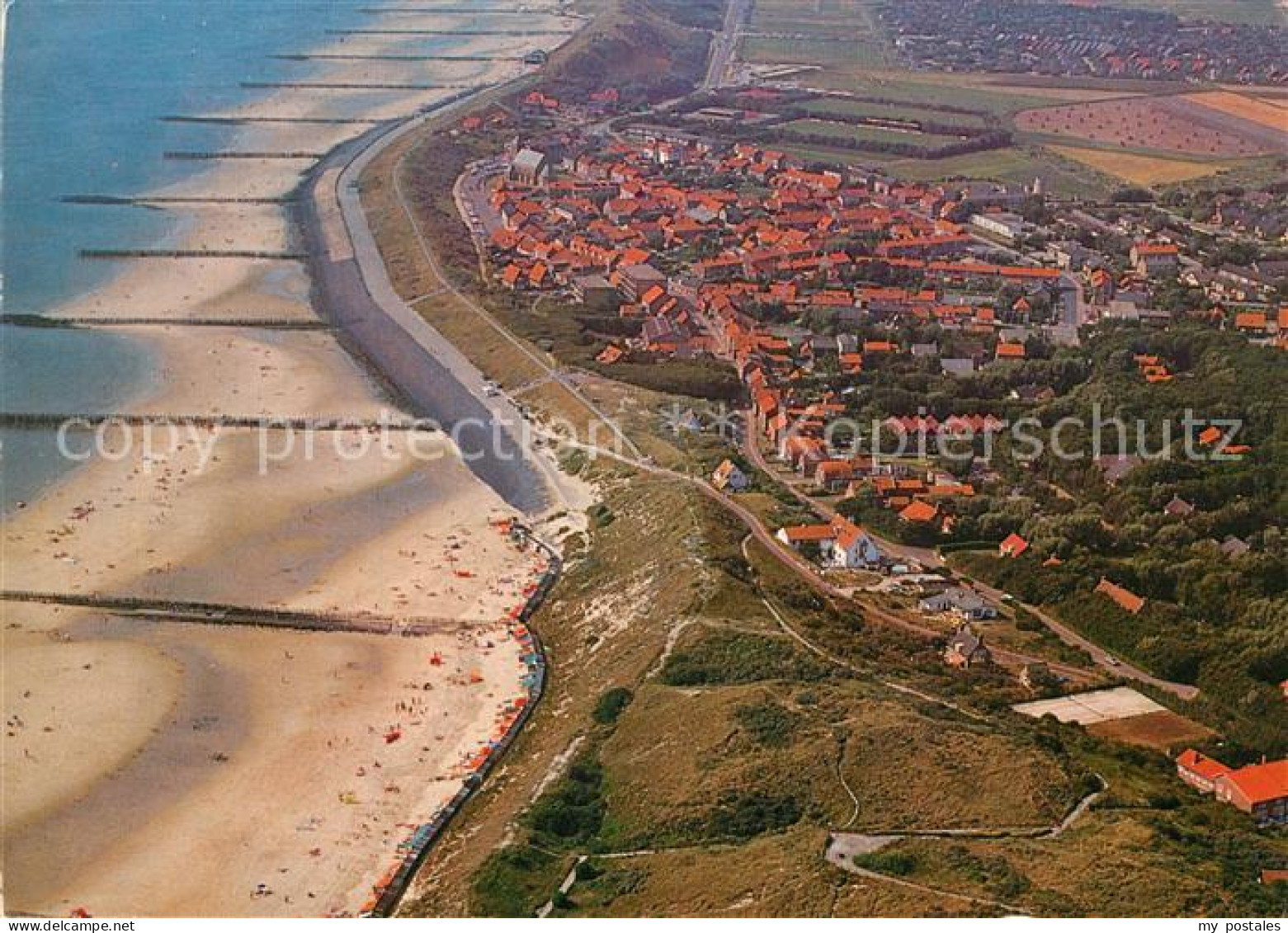 Zoutelande Fliegeraufnahme