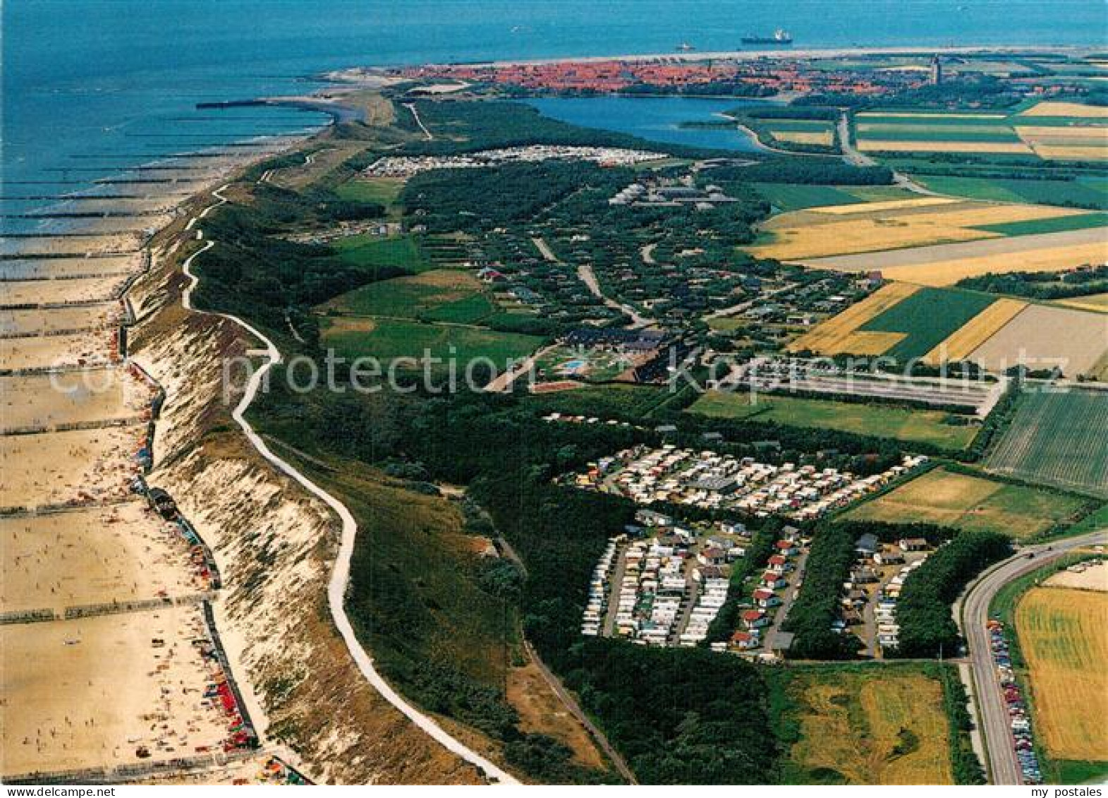 Zoutelande Westkapelle Fliegeraufnahme