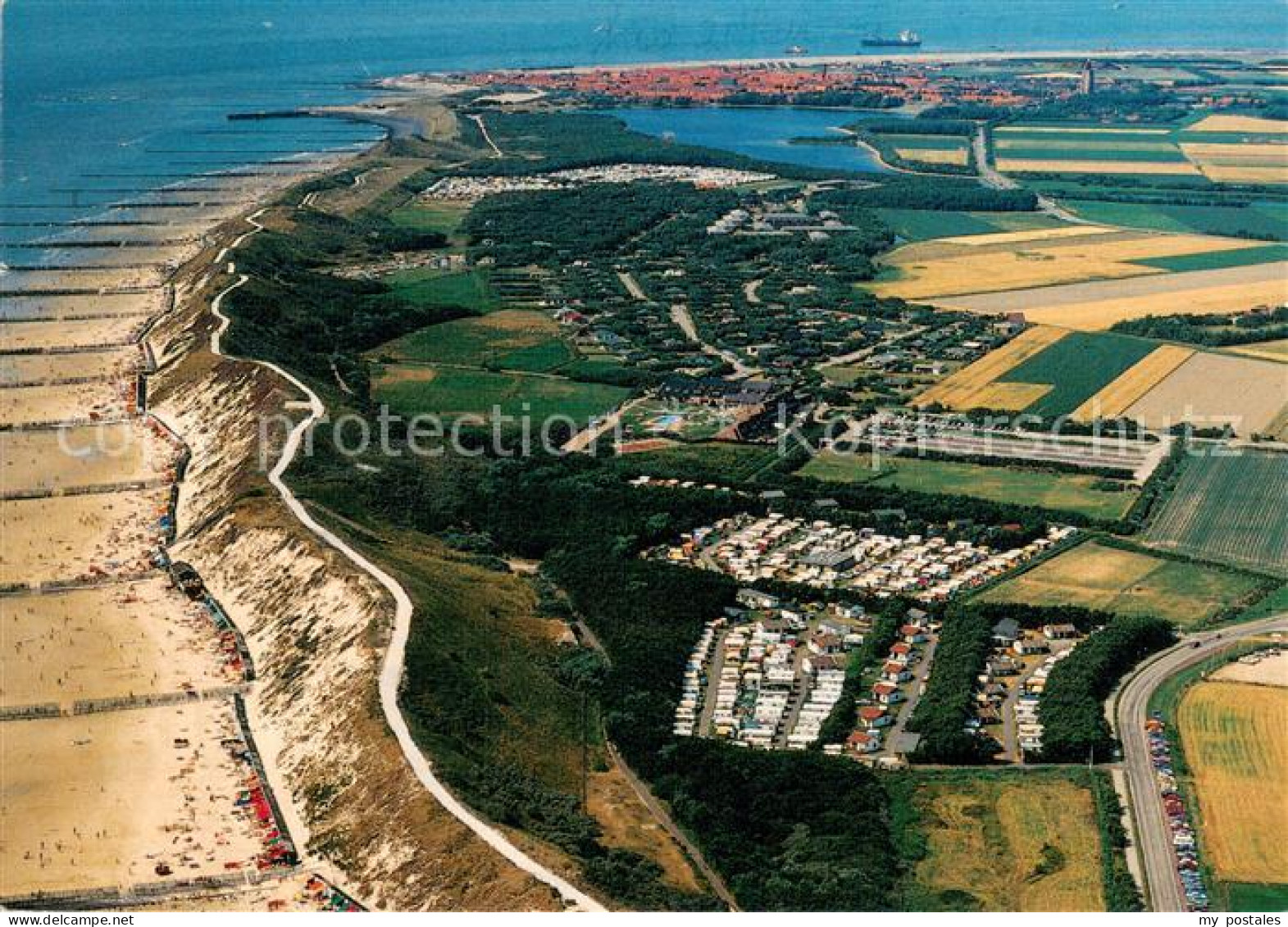 Zoutelande Westkapelle Fliegeraufnahme