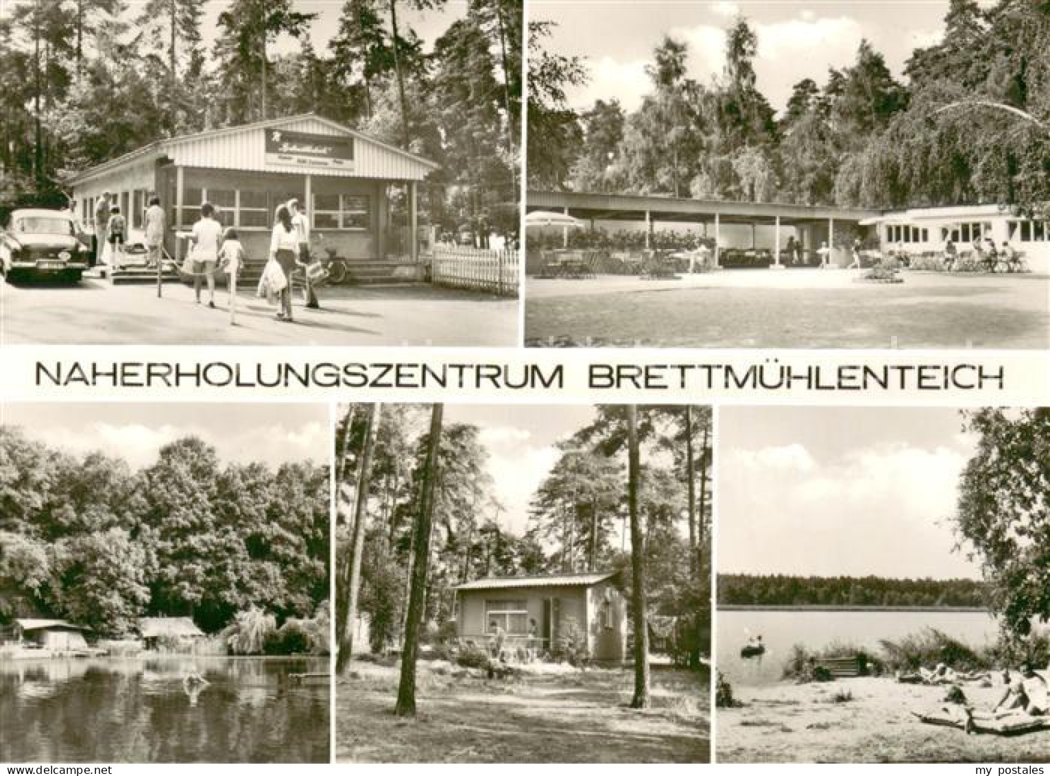 Zschorna Grossenhain Naherholungszentrum Brettmuehlenteich Teilansichten
