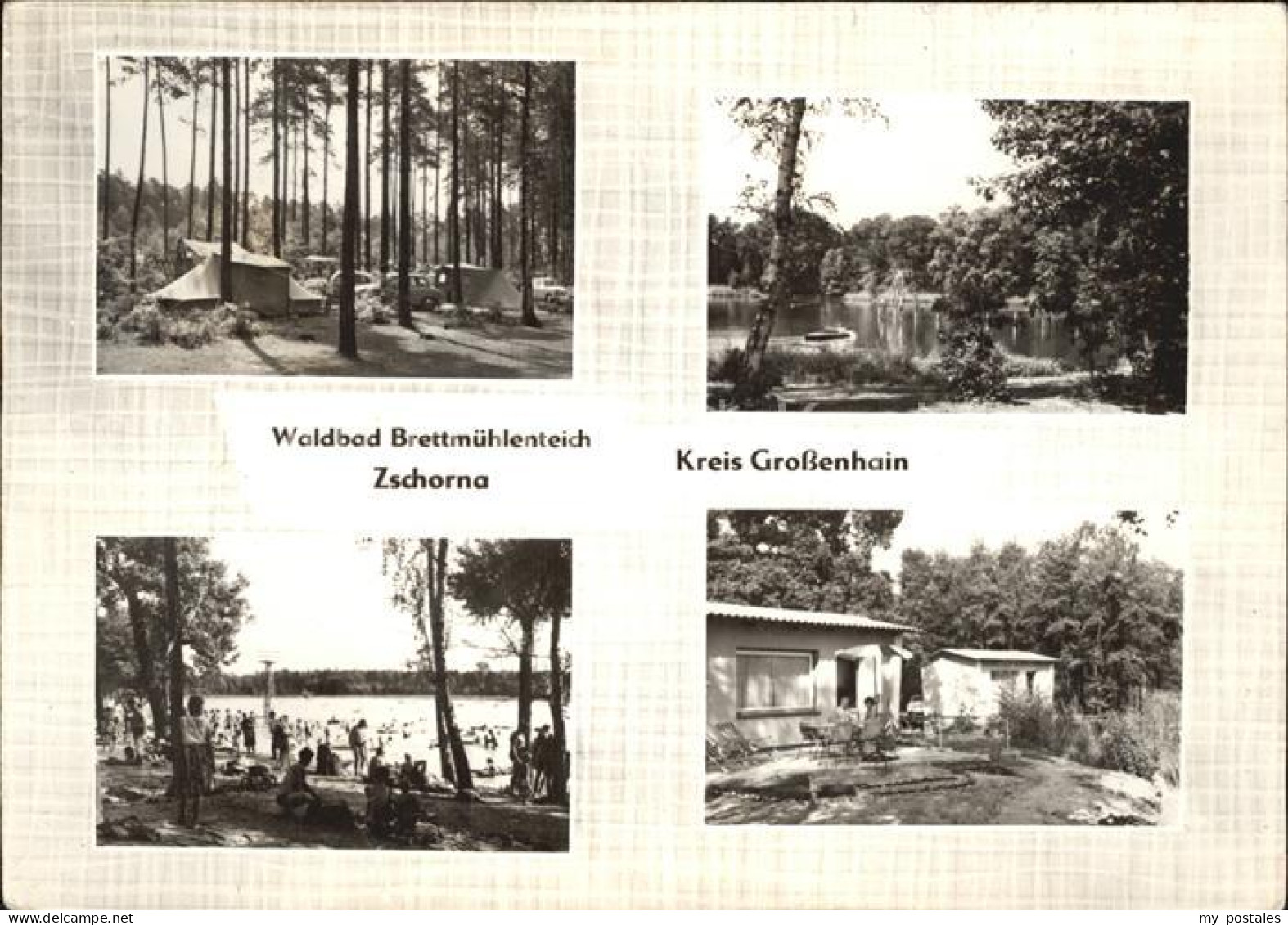 Zschorna Grossenhain Waldbad Brettmuehlenteich Bungalows
