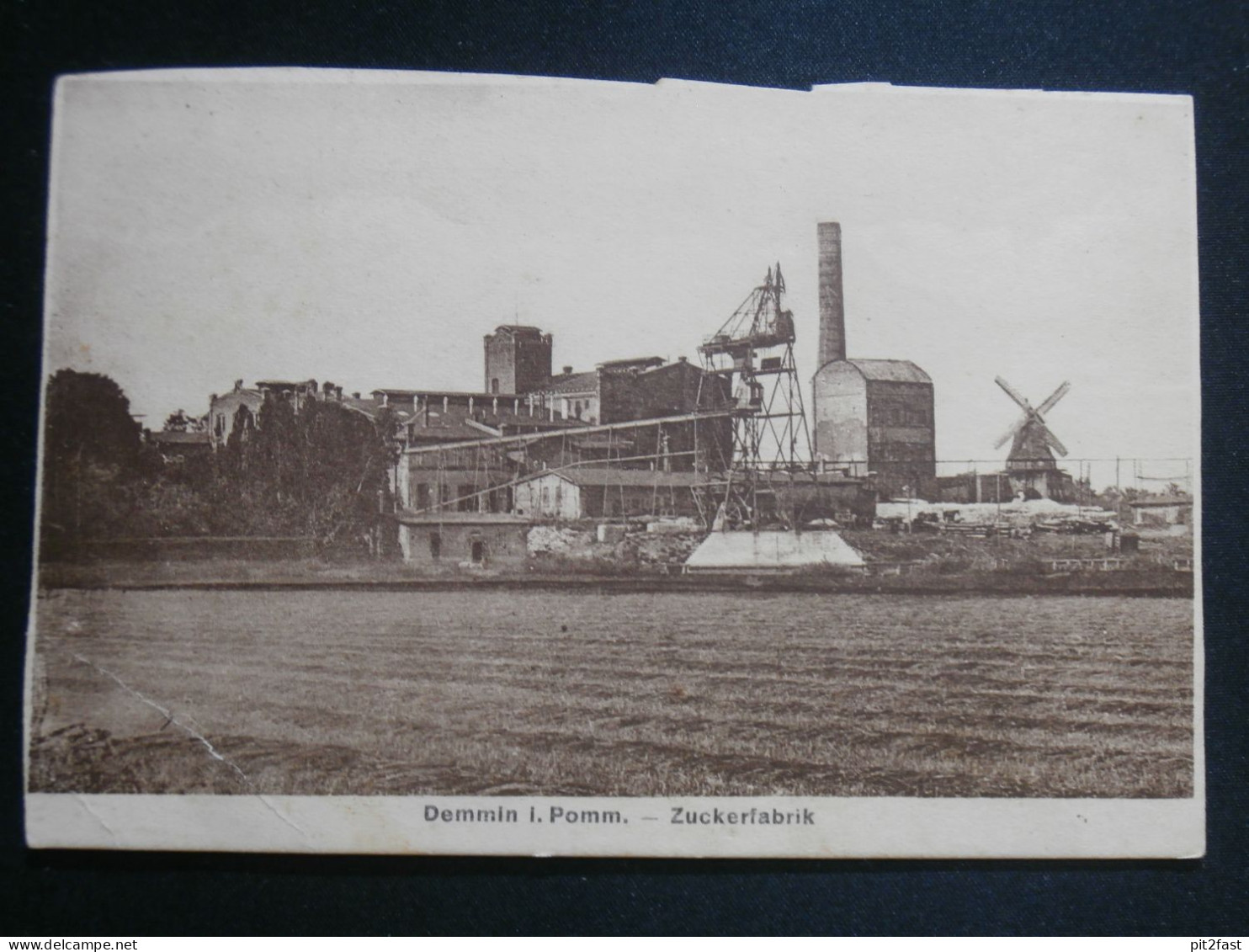 Zuckerfabrik Demmin i. Pom. ,ca. 1905 , Mecklenburg , Ansichtskarte , CPA , AK !
