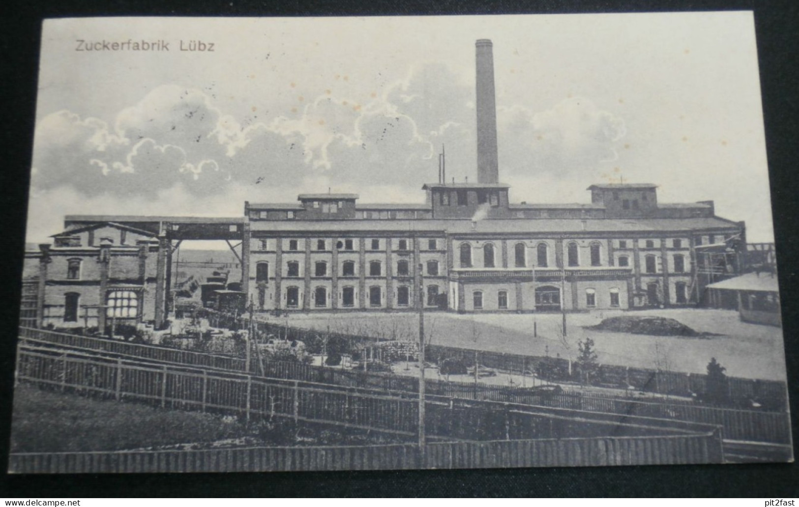 Zuckerfabrik Lübz , 1916 , Mecklenburg Ansichtskarte , CPA , AK !!