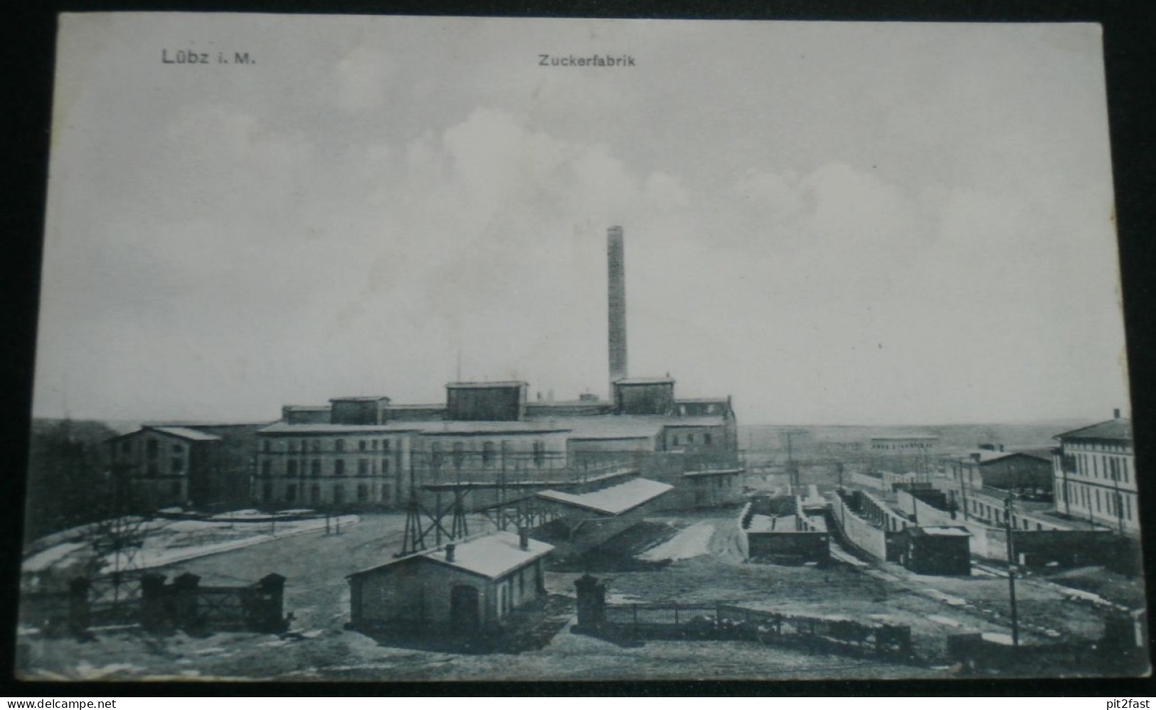 Zuckerfabrik Lübz i.M. , 1911 , Mecklenburg , Ansichtskarte , CPA , AK !!