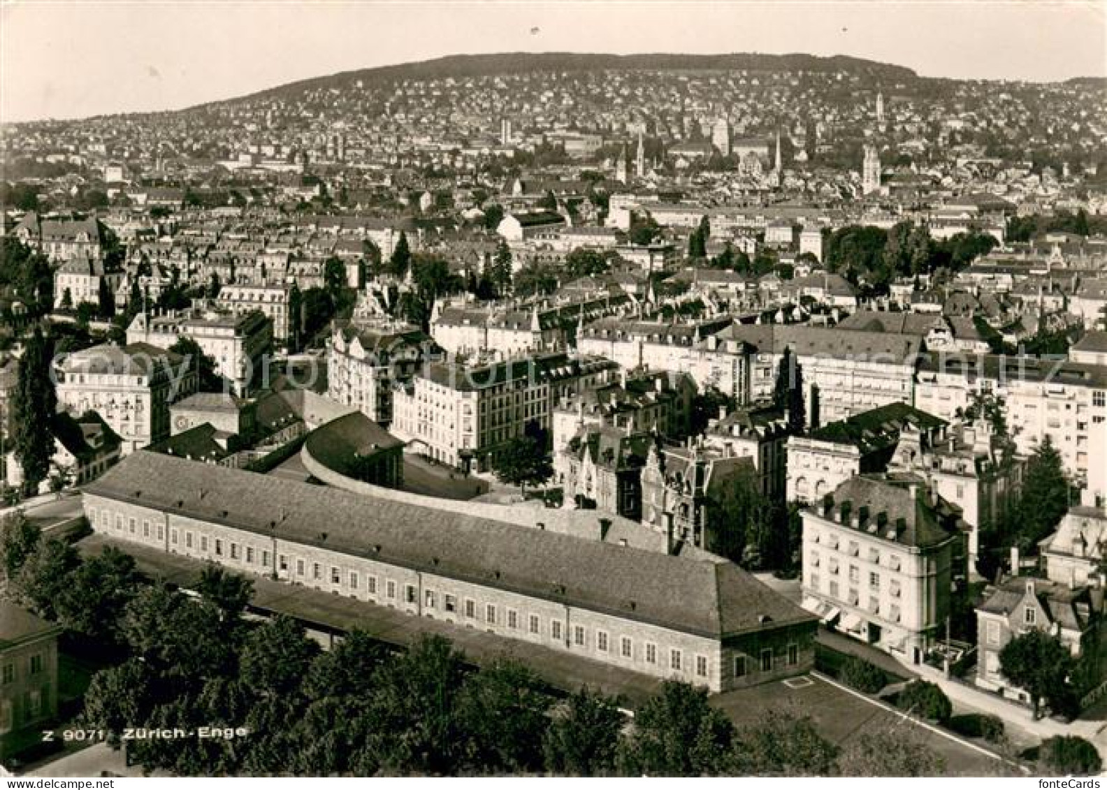 Zuerich ZH Enge Panorama