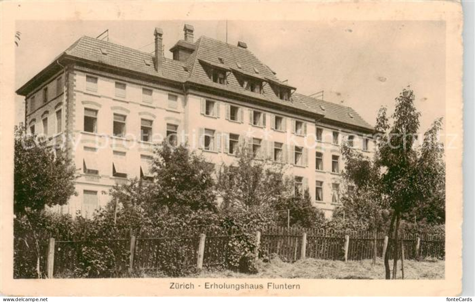 Zuerich ZH Erholungshaus Fluntern
